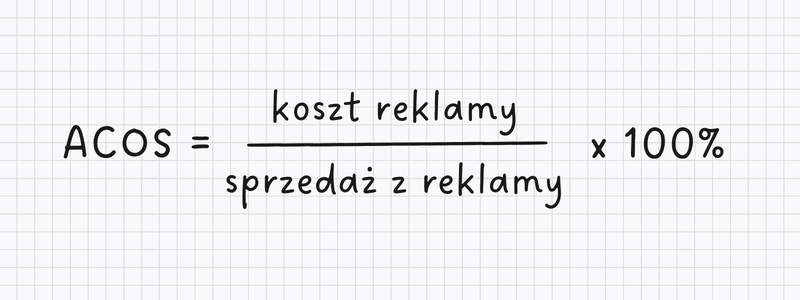 wzór obliczenia ACOS