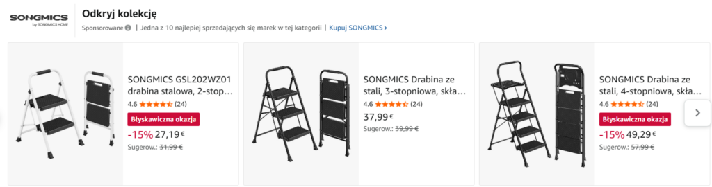 Typy kampanii PPC i ich struktura w Amazon Ads sb pc